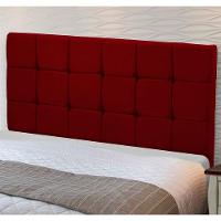 Cabeceira Julia 1,40 M Casal Com Design Moderno Vinho - 1