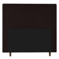 Cabeceira Cama Box Casal Queen Size Lisboa 160cm Marrom - 1
