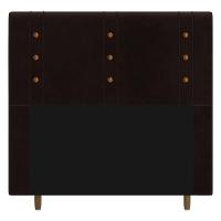 Cabeceira Cama Box Casal Queen Size Roma 160cm Marrom - 1