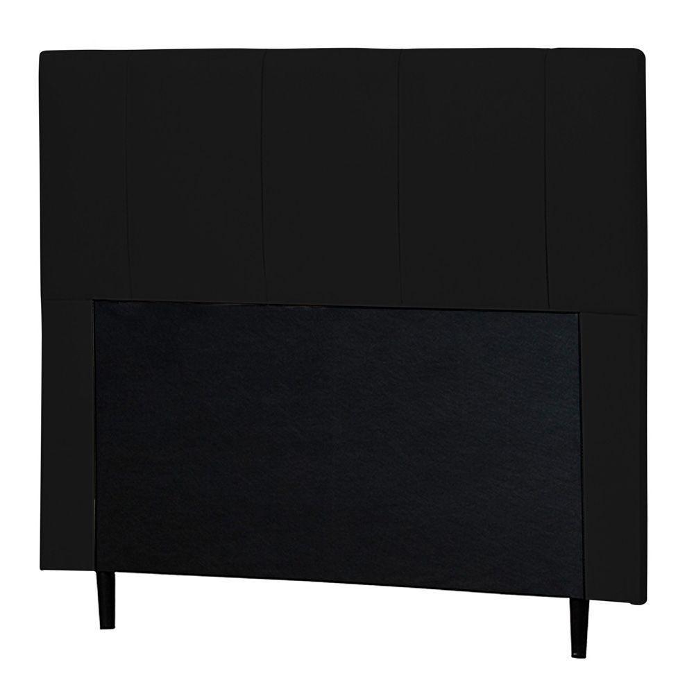 Cabeceira Cama Box Casal King Donna 193cm Suede Preto - 1