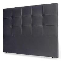 Cabeceira Estofada Box Casal King Size Fiorella 195cm Cinza - 1