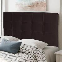 Cabeceira Estofada Box Casal 140cm Corino Marrom Cacau - 4