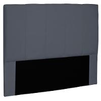 Cabeceira Estofada Box Casal King Size Ravenna 195cm Cinza - 1