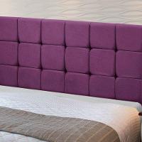 Cabeceira Julia 1,60 M Queen Com Design Moderno Lilás - 1