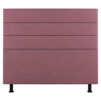 Cabeceira Casal Malik 140cm Suede Rosé - 5