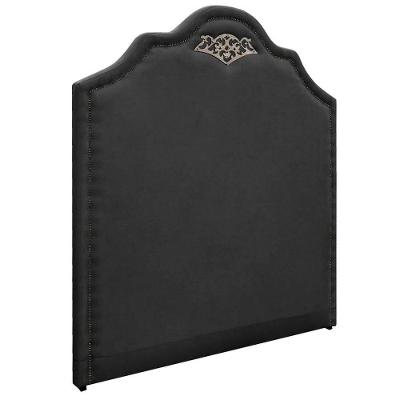 Cabeceira Casal 140 Cm Para Cama Box Suede Preto