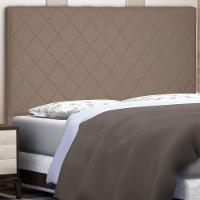Cabeceira Estofada Box Casal King Size Esmeralda 195cm Caramelo - 4