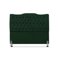 Cabeceira De Cama Box Casal 140cm Dunas - Veludo Verde - 2