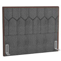 Cabeceira Cama Box Casal King 195Cm Órion P02 Linho Cinza - 1