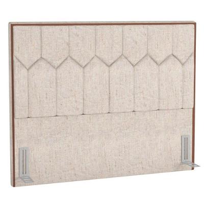 Cabeceira Cama Box Casal Queen 160Cm Órion P02 Linho Cru