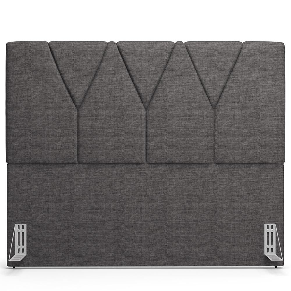 Cabeceira Cama Box Casal King 195cm Aurora W01 Cinza Escuro - 2