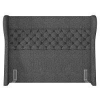 Cabeceira Cama Box Casal King 195Cm Trinidad P02 Linho Cinza - 5