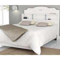 Cabeceira Box Casal Estrela 1,60 Branco - Vitamov 0410510 - 1