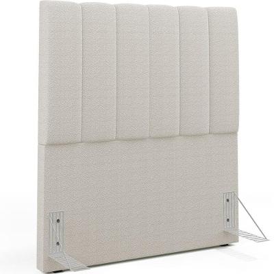 Cabeceira Cama Box Solteiro 100cm Dália W01 Bouclê Creme