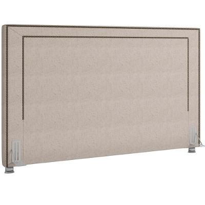 Cabeceira Cama Box Casal King 195cm P05 Berlim Bege Claro