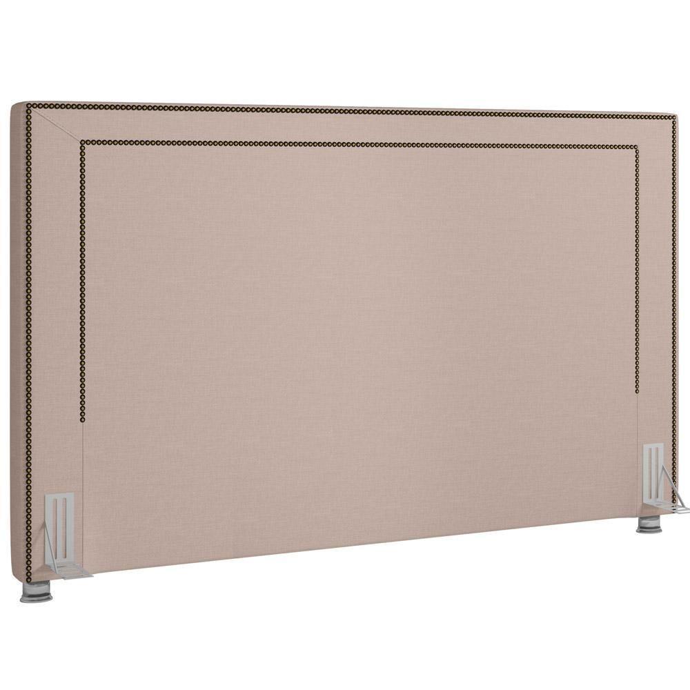 Cabeceira Cama Box Casal King 195cm P05 Berlim Linho Bege - 1