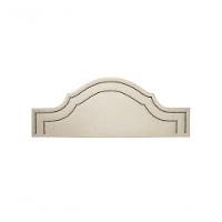 Cabeceira Casal Luxo 140x60 Suede Off White Tachas Fumê - 2