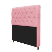 Kit Cabeceira Lady Recamier Ari 90cm Solteiro Rosa