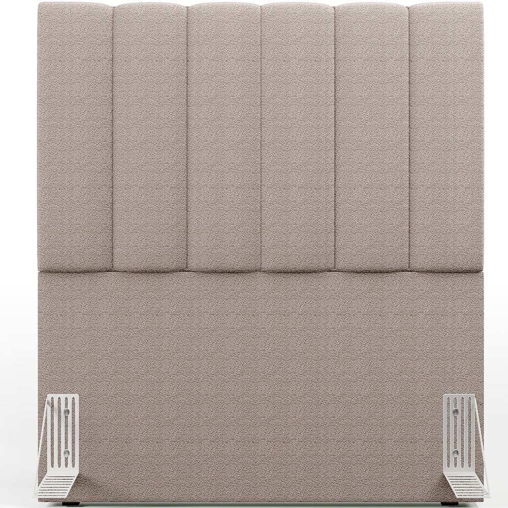Cabeceira Cama Box Solteiro 100cm Dália W01 Bouclê Bege - 5