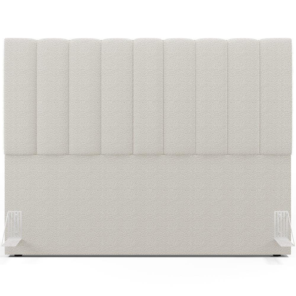 Cabeceira Cama Box Casal Queen 160cm Dália W01 Bouclê Creme - 3