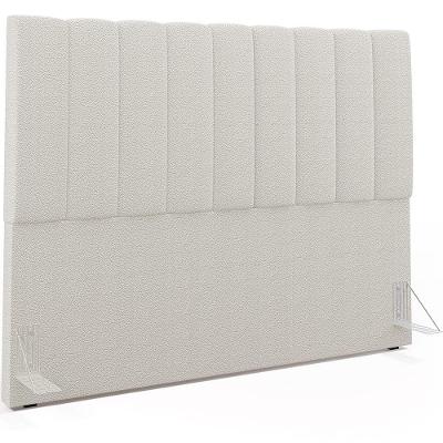 Cabeceira Cama Box Casal Queen 160cm Dália W01 Bouclê Creme