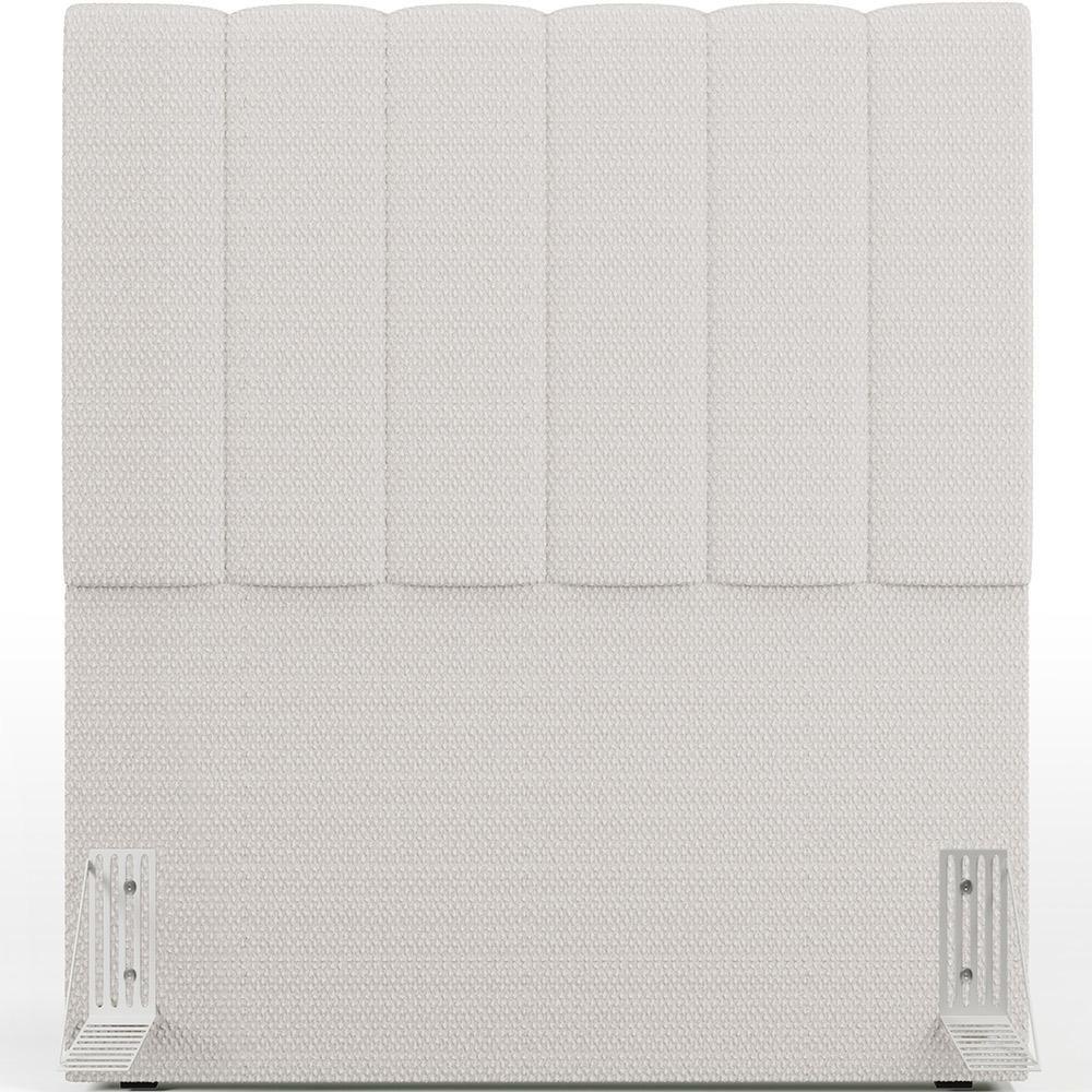 Cabeceira Cama Box Solteiro 100cm Dália W01 Bouclê Cru - 3