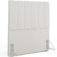 Cabeceira Cama Box Solteiro 100cm Dália W01 Bouclê Cru - 1