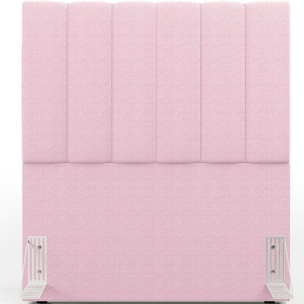 Cabeceira Cama Box Solteiro 100cm Dália W01 Bouclê Rosê - 5