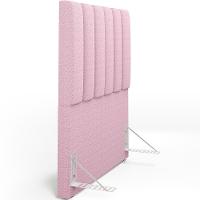 Cabeceira Cama Box Solteiro 100cm Dália W01 Bouclê Rosê