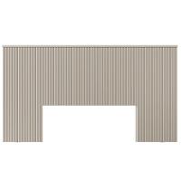 Cabeceira De Madeira Para Cama De Casal 240 Cm Off White - 5