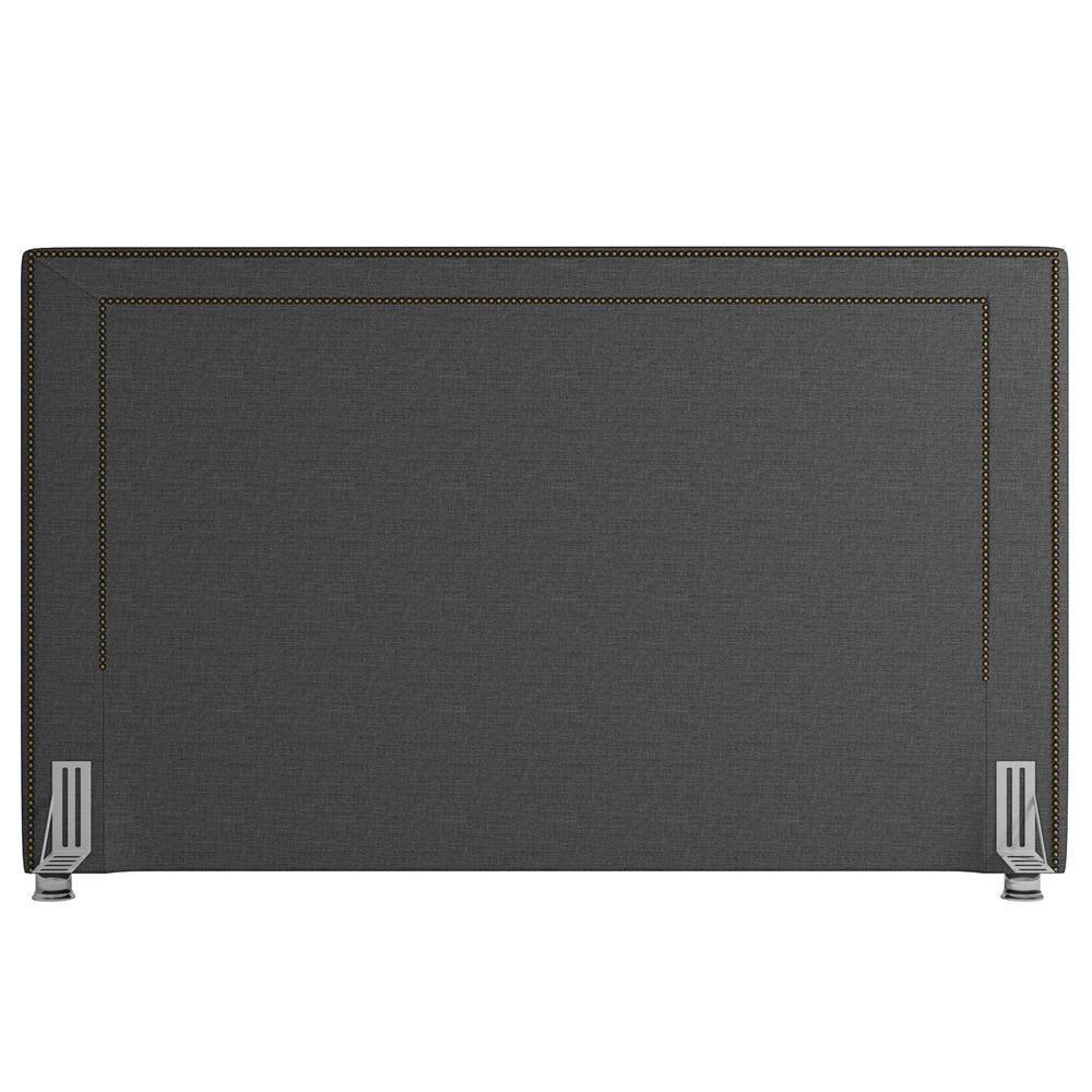 Cabeceira Cama Box Casal 140cm P05 Berlim Cinza Escuro - 3
