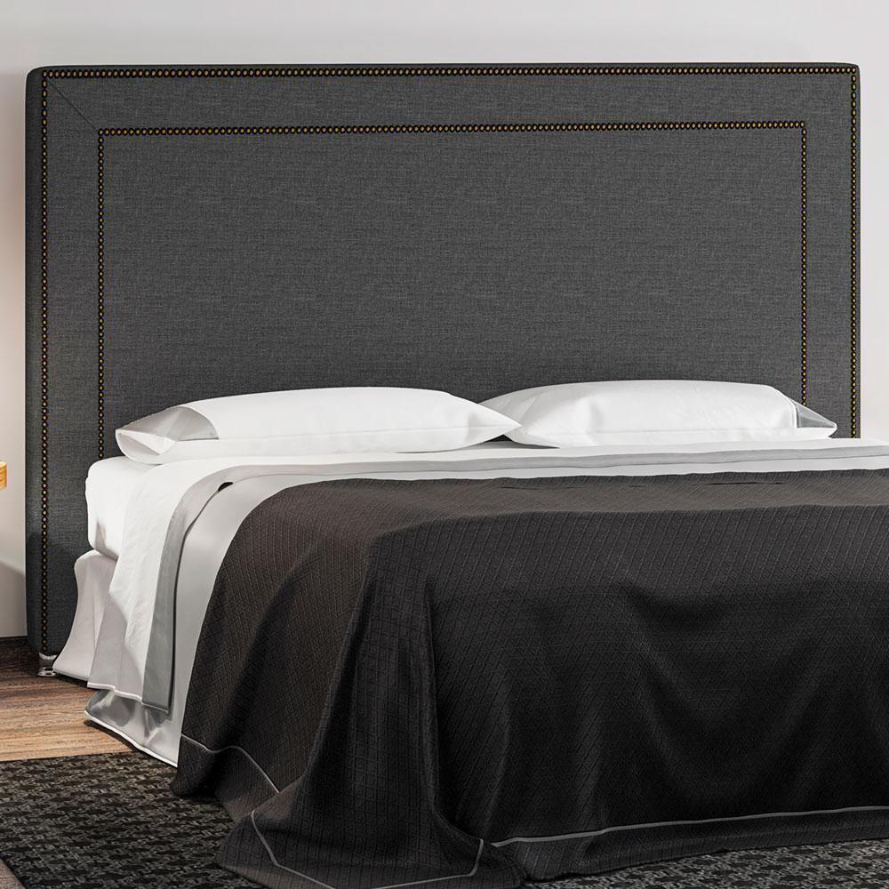 Cabeceira Cama Box Casal 140cm P05 Berlim Cinza Escuro - 5