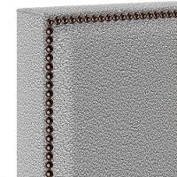 Cabeceira Box Casal King Tachas 195cm L02 Cinza - 3