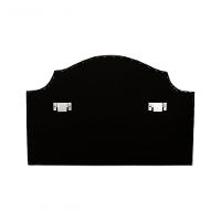 Cabeceira Solteiro Luxo 90x60 Suede Off White Tachas Prata - 6