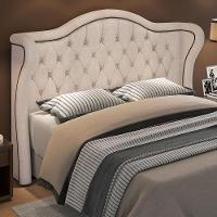 Cabeceira Cama Box Casal 140cm P05 Lisboa Linho Creme - 5