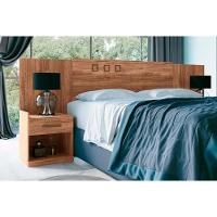 Cabeceira Cama Box Madeirado Casal/Queen Havana Plus c/ 2 Gavetas Atacama - Santos Andirá - 1