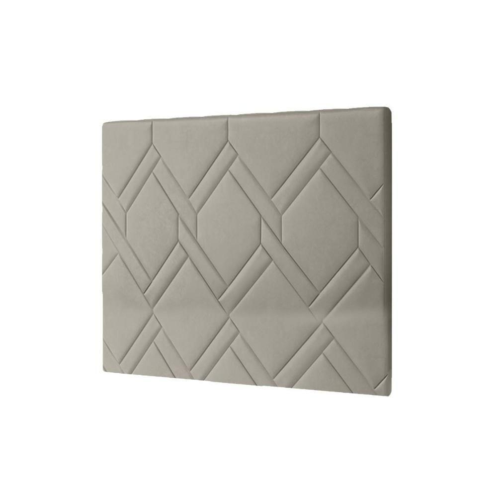 Painel de Cama Box Estofada Solteiro Lima Plus Camurca - Simbal - 1