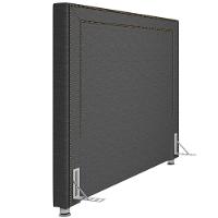 Cabeceira Cama Box Casal King 195cm P05 Berlim Cinza Escuro - 2