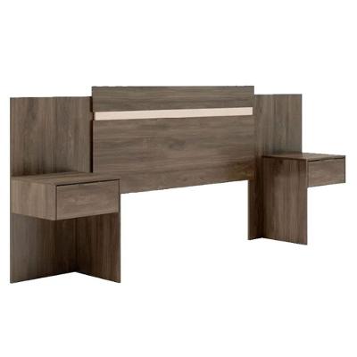 Cabeceira Cama Box Madeirado Casal/Queen Urban c/ 2 Gavetas Legno/Off White - Carraro