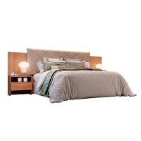 Cabeceira Cama Box Madeirado Casal Everest Plus c/ 2 Gavetas Freijo Cumaru - Novo Horizonte - 1