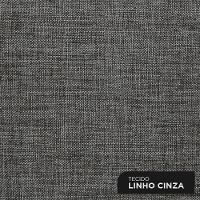 Cabeceira King Size Maísa 195Cm C/ Frame Linho Cinza - 5