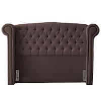 Cabeceira King Size Adelle 195Cm C/ Frame Suede Marrom - 1