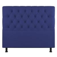 Cabeceira Cama Box Solteiro Nice 100cm Suede Azul - Abmaza - 1