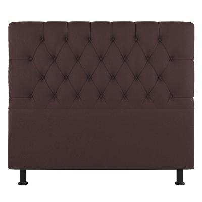 Cabeceira Cama Box Casal Queen Size Nice 160cm Linho Marrom - Abmaza