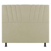 Cabeceira Cama Box Solteiro Dublin 90cm Sintético Bege - Abmaza - 6