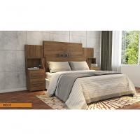 Cabeceira P/Cama De Mdf Rv Móveis Síria C/Mesa Lateral Noce - 2