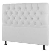 Cabeceira Cama Box Solteiro Nice 100cm Sintético Branco - Abmaza - 2