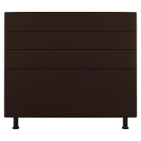 Cabeceira Cama Box Casal Queen Size Malik 160cm Suede Marrom - Abmaza - 1