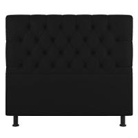 Cabeceira Cama Box Casal Queen Size Nice 160cm Suede Preto - Abmaza - 1