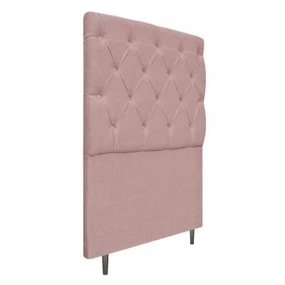 Cabeceira Estofada Liverpool 90cm Solteiro Rosê